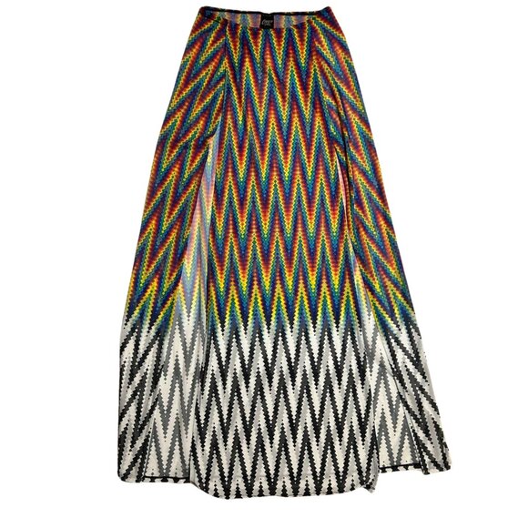 Candy Catz Pyramis Lux Mesh Duster Skirt - Size S - Picture 1 of 6